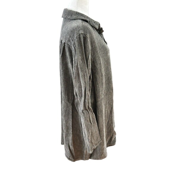 CP Shades NWT Button Down Tunic Sz M Linen Blend - Picture 3 of 6